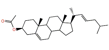 Cholesta-5,22-dien-3b-yl acetate